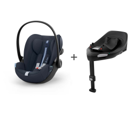 CLOUD G I-SIZE PLUS OCEAN BLUE СТОЛ ЗА КОЛА 40-87 СМ И БАЗА ЗА СТОЛ BLACK 