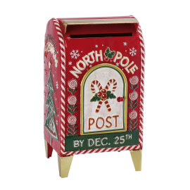 КОЛЕДНА ПОЩЕНСКА КУТИЯ 21/17/36 СМ