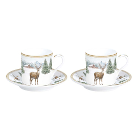 WHITE FOREST ЧАШИ ЗА КАФЕ 75МЛ 4 БР СЕТ