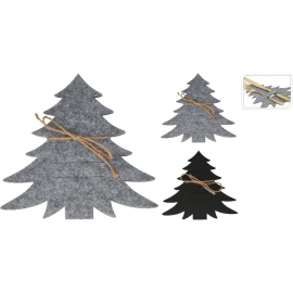 СЕТ 4БР. КОЛЕДНА ПОДЛОЖКА ЗА ПРИБОРИ АСОРТИ 20/18СМ