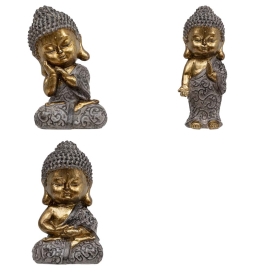 LEE BUDDHA СТАТУЕТКА БУДА 6.8/6.1/10.7 СМ АСОРТИ
