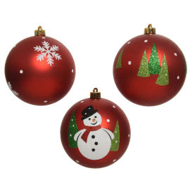 КОЛЕДНА ТОПКА АСОРТИ 10 CM