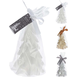 TREE КОЛЕДНА СВЕЩ ЕЛХА 8.5/12.5 СМ АСОРТИ