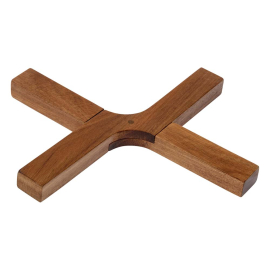 ACACIA ПОДЛОЖКА ЗА ГОРЕЩИ СЪДОВЕ 21x21x1,5СМ
