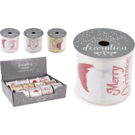 КОЛЕДНА ПАНДЕЛКА ЗА ОПАКОВАНЕ 6.3/270 СМ АСОРТИ