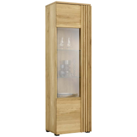 ВИТРИНА ОТ МАСИВ С ЕДНА ВРАТА СТУДИО ЛАЙН 59.6/44/200 СМ