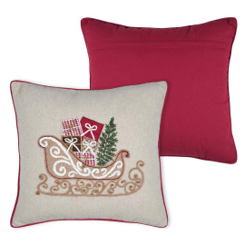 XMAS GIFTED ДЕКОРАТИВНА ВЪЗГЛАВНИЦА С ЦИП 45/45СМ