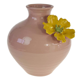 FLOWER КЕРАМИЧНА ВАЗА С ЦВЕТЕ 28 СМ