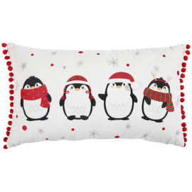 XMAS PINGUI ДЕКО ВЪЗГЛАВНИЦА 30/50СМ