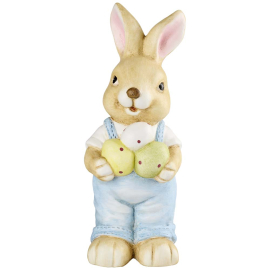 TRADITIONAL EASTER СТАТУЕТКА ЗАЕК ДЪРЖИ ЯЙЦА 41.5 СМ