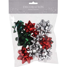 GLAMOUR СЕТ 12 БР. КОЛЕДНИ ПАНДЕЛКИ ЗА ОПАКОВАНЕ