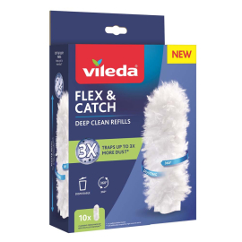 VILEDA FLEX AND CATCH КОМПЛЕКТ 10 БР. ПЪЛНИТЕЛИ ЗА ЧЕТКА ЗА ПОЧИСТВАНЕ НА ПРАХ