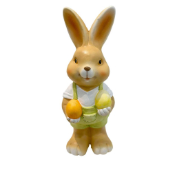 TRADITIONAL EASTER СТАТУЕТКА ЗАЕК ДЪРЖИ ЯЙЦА 40.5 СМ