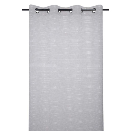 CELIAN ПЕРДЕ ТЪНКО С КАПСИ СИВ 135/260СМ