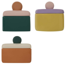 THE POOL SIDE ДЕКОРАТИВНА КУТИЯ 14.5/13/9 СМ АСОРТИ