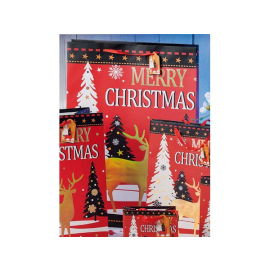 КОЛЕДНА ПОДАРЪЧНА ТОРБИЧКА 50/20/70 СМ АСОРТИ