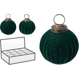 КОЛЕДНА ТОПКА 8 СМ АСОРТИ