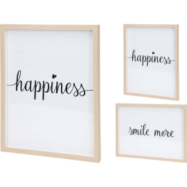 HAPPINESS РАМКА ЗА СНИМКА 30/40 СМ АСОРТИ
