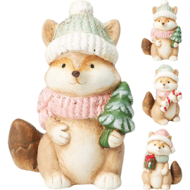 КОЛЕДНА СТАТУЕТКА 7/5.5/10 СМ АСОРТИ