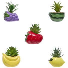 FRUITY ИЗКУСТВЕНО РАСТЕНИЕ В КАШПА 11СМ АСОРТИ