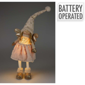 СВЕТЕЩА КОЛЕДНА ФИГУРА АНГЕЛ 24/16/69 СМ