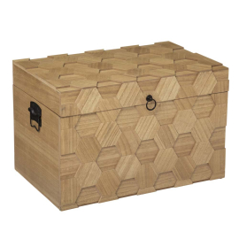 ARTY ДЪРВЕНА ДЕКО КУТИЯ ГОЛЯМА 59.5/38.5/40 СМ