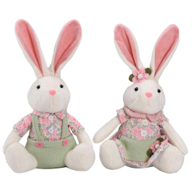 LUCKY RABBIT ДЕКО ЗАЕК 20/14/31 СМ АСОРТИ