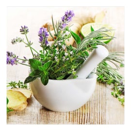 KITCHEN GINGER КАРТИНА СТЪКЛО 30/30 СМ
