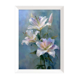 LILIES КАРТИНА С РАМКА 56/75 СМ