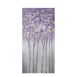 PURPLE РЪЧНО РИСУВАНА КАРТИНА 30/60 СМ