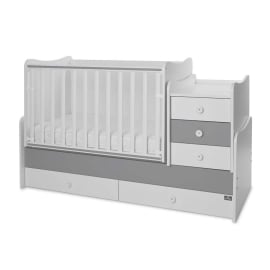 MAXI PLUS NEW БЕБЕШКО ТРАНСФОРМИРАЩО СЕ ЛЕГЛО БЯЛО/STONE GREY 70/160 СМ