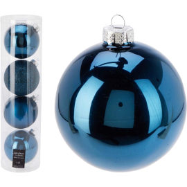 СЕТ 4 БР. КОЛЕДНИ ТОПКИ ЗА ЕЛХА 10 СМ