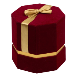 S VELVET КОЛЕДНА ПОДАРЪЧНА КУТИЯ 16 СМ