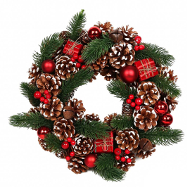 HOLY CHRISTMAS КОЛЕДЕН ВЕНЕЦ 34 СМ