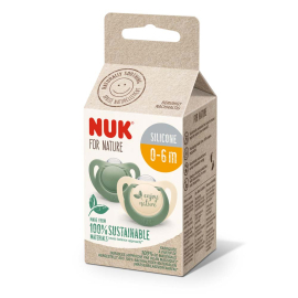 NUK FOR NATURE БИБЕРОН ЗАЛЪГАЛКИ СИЛ. 0-6 2БР.