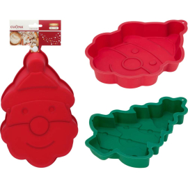 КОЛЕДНА ФОРМА ЗА ПЕЧЕНЕ 29.5/22.5/4.5 СМ АСОРТИ