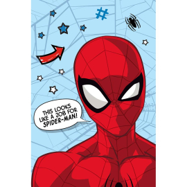 SPIDERMAN ДЕТСКО ОДЕЯЛО МИКРОФЛАНЕЛ 100/150СМ