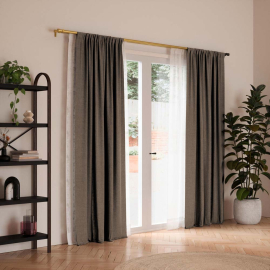 FRENCH VELVET ПЕРДЕ ПЛЪТНО С ПЕРДЕЛИК СЕТ 2 БР. 150/250СМ