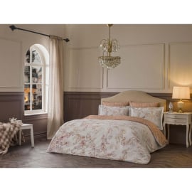 ETIENNE САТЕН СПАЛЕН КОМПЛЕКТ 7 ЧАСТИ С ДВА ПЛИКА