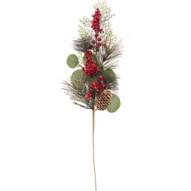 PINE BERRY КОЛЕДНО КЛОНЧЕ С БОРОВИНКИ 65 СМ