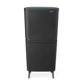 SORTUP RECYCLE BIN HI КОШ ЗА СМЕТ ЗА РАЗДЕЛНО СЪБИРАНЕ 20+10+10 Л DARK GREY