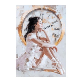 DREAMING КАРТИНА С РЪЧНО РИСУВАНИ ЕЛЕМЕНТИ 70/100 СМ