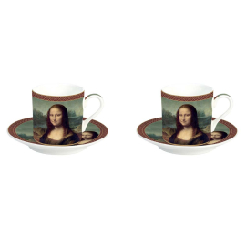 MONA LISA СЕТ ЗА КАФЕ 4 ЧАСТИ 75 МЛ