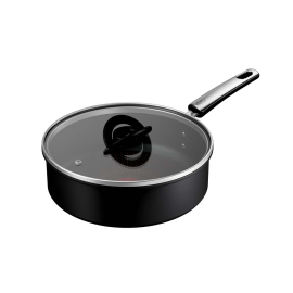 TEFAL EXCELLENCE PLUS BLACK КАСЕРОЛА С КАПАК 24СМ