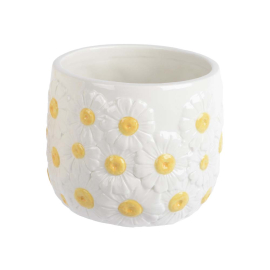 SPRING DAISY КЕРАМИЧНА КАШПА 10 СМ