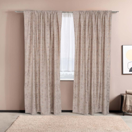 ETNA ПЕРДЕ ПЛЪТНО С ПЕРДЕЛИК СЕТ 2 БР.150/250СМ