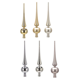 КОЛЕДЕН ВРЪХ ЗА ЕЛХА 25 СМ АСОРТИ