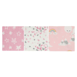 КОМПЛЕКТ БАРХЕТНИ ПЕЛЕНИ 3 БР. АСОРТИ