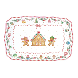 XMAS SWEET CHRISTMAS ПЛАТО ЗА СЕРВИРАНЕ 35х23СМ
