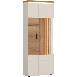 ВИСОКА ВИТРИНА МОДЕНА С LED-ОСВЕТЛЕНИЕ 75/35,6/201,5 СМ